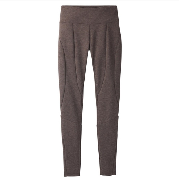 Prana Pants - Prana Brown Moto Knit Skinny Leggings Medium